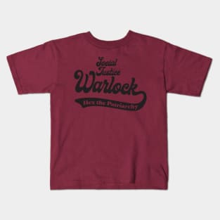 Social Justice D&D Classes - Warlock Kids T-Shirt